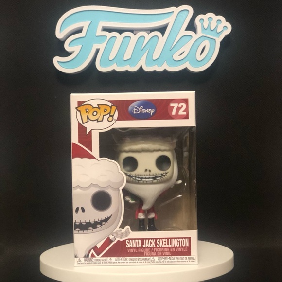 Santa Jack Skellington- 72- Disney- Mint Condition- Funko - Picture 1 of 8